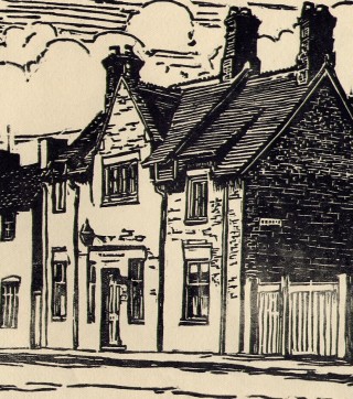 Linocut Bottesfod Coffee Houes Origins of this website