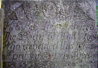 William Fox headstone 1719 Charwood Slate headstone of William Fox, died 1792, displaying an example of a Belvoir angel. | Photograph by Neil Fortey, 2007