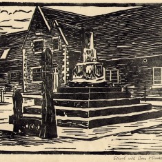 BLHS_linocut_crossandstocks1 Bottesford School | BLHS