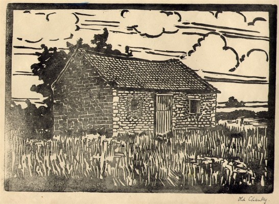 BLHS_linocut_oldchantry1 Easthorpe Chantry