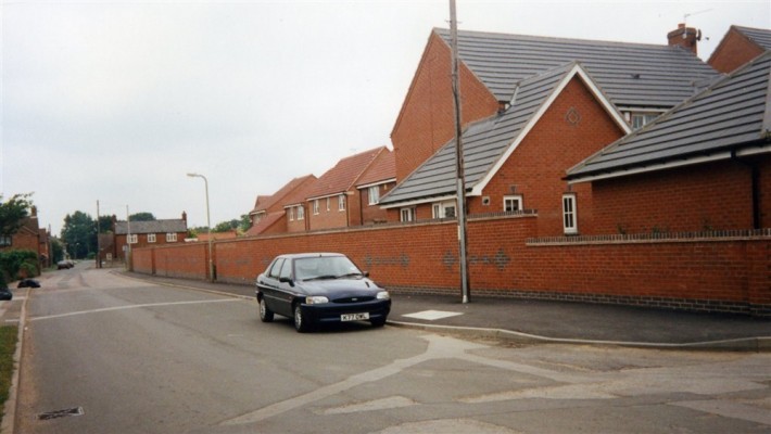 Snap shot of the new housing on the former Bullock and Driffil site