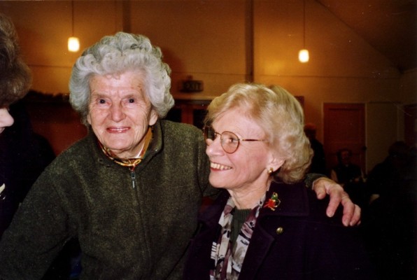 Mrs Ada Bond and Yolande Norris Mrs Ada Bond and Yolande Norris