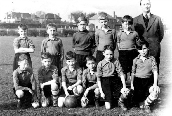 boys football team ca.1950 boys football team ca.1950