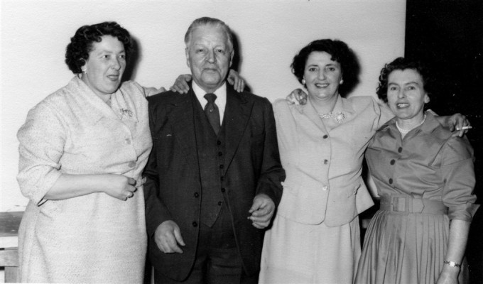 group picture of three ladies and gentleman