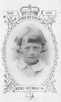 commemorative portrait of girl, Coronation Day 1937