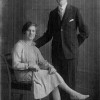 studio picture of a young couple