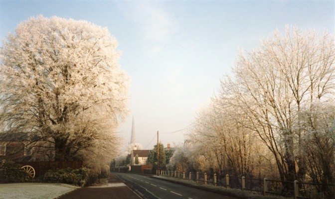 Winter scene - Belvoir Road Winter scene - Belvoir Road