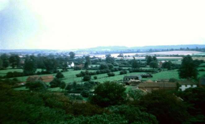 View from Holliers - south to Belvoir Castle