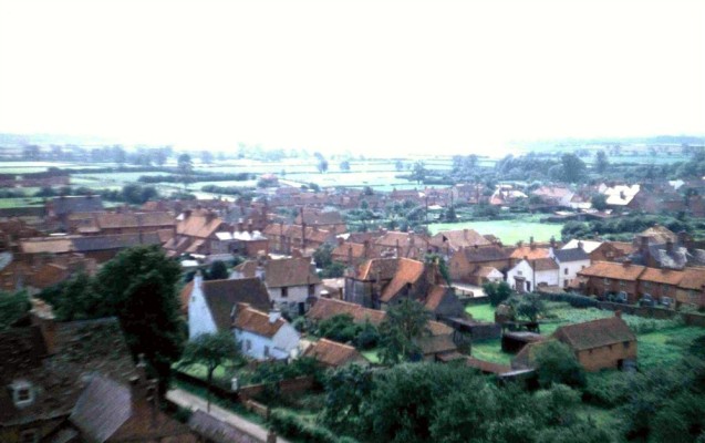 View from Holliers - Queen Street and Singleton's Farmhouse