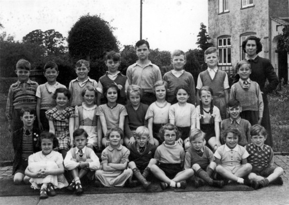 Muston Junior School group with teacher.
