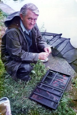 John Bradshaw fishing at Belvoir Lakes