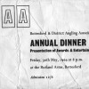 BAA Annual Dinner Ticket 1969