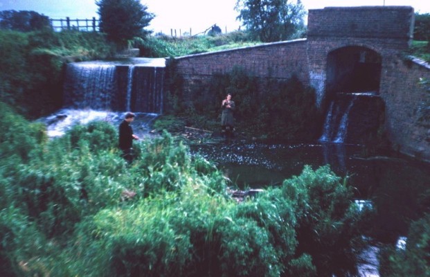 John and Dave at the Mill Dam John and Dave at the Mill Dam