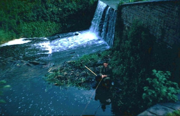John Bradshaw at the Mill Dam in July 1956