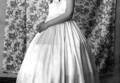 Miss Gina Topps as a bridesmaid