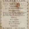 Bottesford Cricket Club membership card