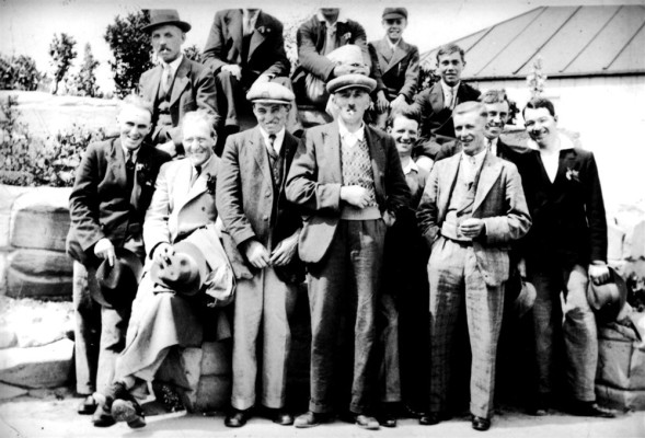 The men's outing setting out