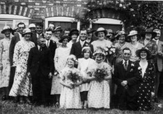 A wedding party in Bottesford