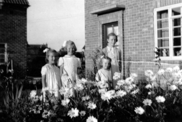 The sisters in the gardens on The Square