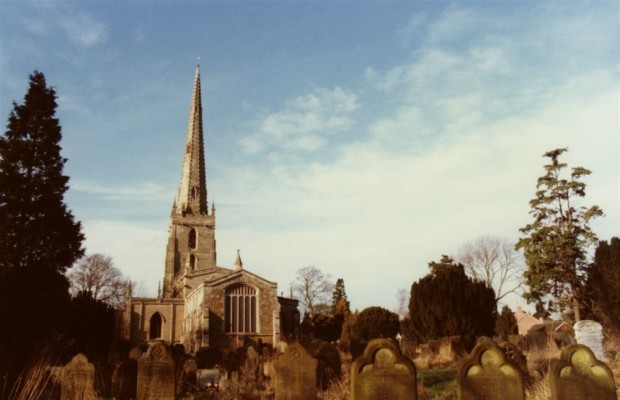 Photo of Bottesford church seen from east