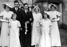 Palmer family wedding - 1950s