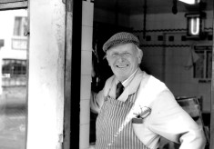 Mr John Taylor, village butcher