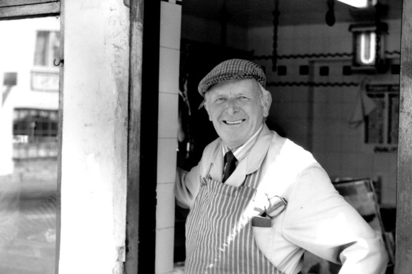 Mr John Taylor, village butcher