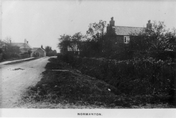 Postcard of Normanton Lane, Normanton