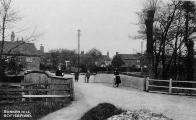 Postcard of the old Washdyke Bridge Postcard of the old Washdyke Bridge