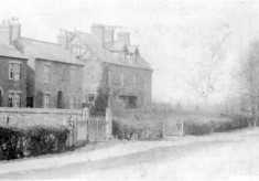 Old picture of houses on Belvoir Road