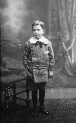 portrait of Alec Marsh as a young boy