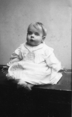 portrait of Philip Marsh as a baby