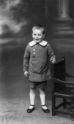 portrait of Alec Marsh as a young boy