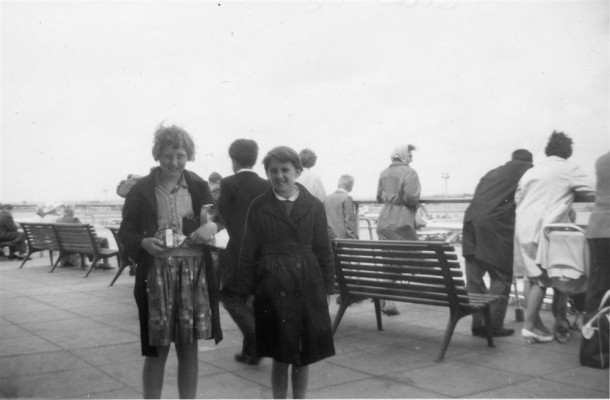 The Marsh girls on a visit to the airport