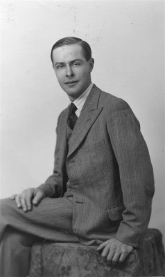 Portrait of Philip Marsh as a young man, c. 1940. From the collection of Angela Marsh