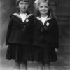 A portrait of two young sisters