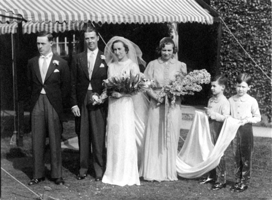 Marsh family wedding group