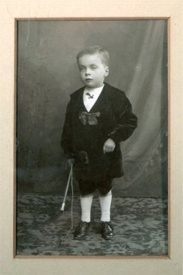 Portrait of one George Marsh as a young boy