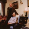 Mr Philip Marsh and his wife, at home