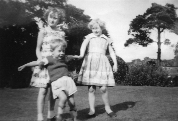 Children in the garden at The Elms 1