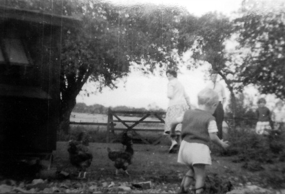 Children in the garden at The Elms 2