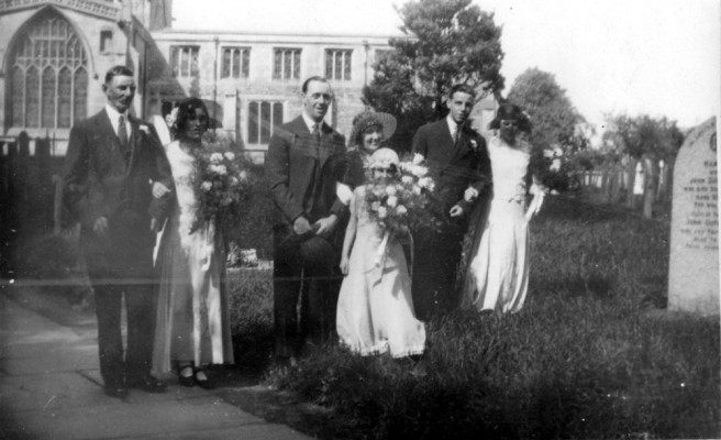 Aunt Elsie and Uncle Jim's wedding, early 1930s 2