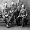 Uncle Perce Allcorn, right, in WW1 group