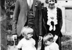 Uncle Edgar, Auntie Rhoda, Betty and Barbara