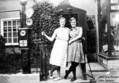 Miss Jane Randell (Mrs Deacon) and Miss Goodson