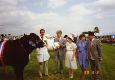 Sellers family at agricultural show