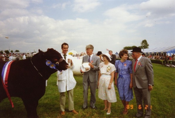 Sellers family at agricultural show