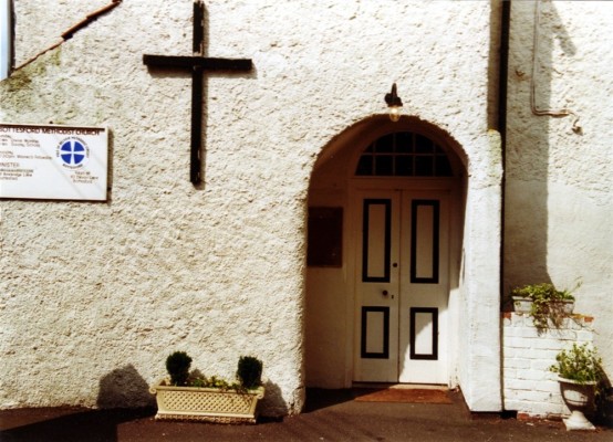The old front of the exterior of the Methodist chapel