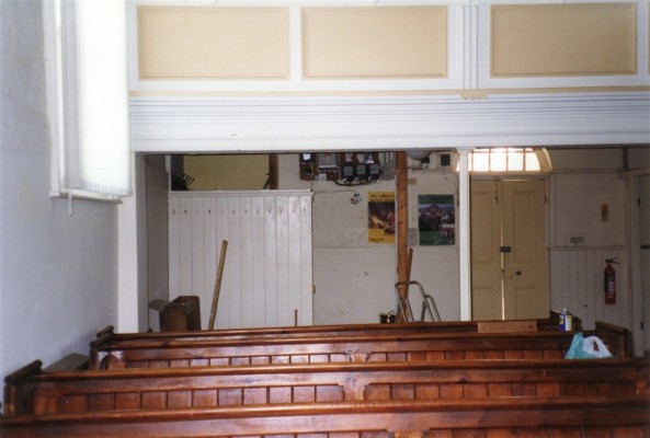 During refurbishment of the Methodist chapel - 1
