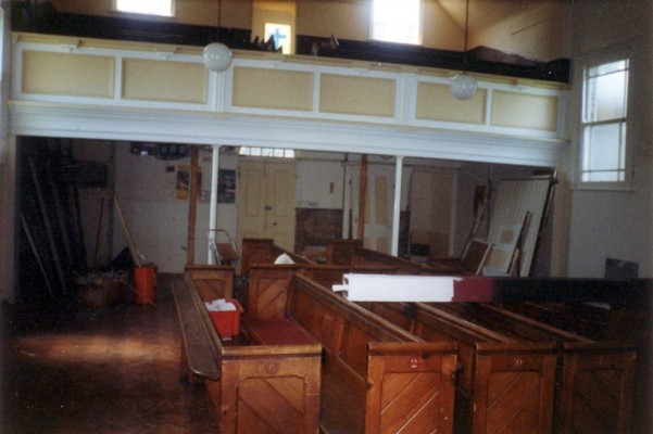 During refurbishment of the Methodist chapel - 3
